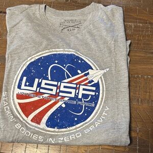 Gray USSF Grunt Style Graphic T-Shirt